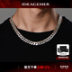 IDEAGEMER925銀古巴鏈項鏈男士小眾歐美風(fēng)加粗痞帥百搭男生單鏈素鏈鎖骨鏈 【加粗款】銀古巴鏈【65CM】