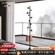 LA PRAIRIE德國品牌 室內落地臥室掛衣架家用網(wǎng)紅衣服架子客廳簡(jiǎn)易衣帽架 曜石黑衣帽架