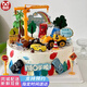 曼恒兒童小汽車(chē)生日蛋糕現做同城配送男孩周歲新鮮奶油水果蛋糕當天到 I款小汽車(chē)蛋糕 6英寸(適合1-2人)