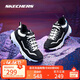 斯凱奇（Skechers）時(shí)尚綁帶絨里運動(dòng)鞋8730057 黑色/白色/BKW 37 