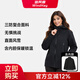 WindHay追風(fēng)者沖鋒衣三合一男女秋新款戶(hù)外防風(fēng)防水連帽外套網(wǎng)膽 黑色+銀狐絨內膽 L