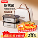 ymer316不銹鋼保溫飯盒微波爐加熱上班族食堂打飯分格便當餐盒雙格