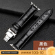 WBP適用蘋(píng)果手表表帶apple watch s10真皮s8男款iwatch9智能ultra2新款s7蝴蝶扣se腕帶 黑色黑線(xiàn)銀扣 適用40mm表盤(pán)【4/5/6/SE1/SE2代】