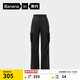 蕉內（Bananain）熱皮5系女士工裝闊腿長(cháng)褲子休閑運動(dòng)褲秋冬季加厚加絨寬松女裝