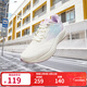 361°運動(dòng)鞋女跑鞋透氣跑步鞋舒適戶(hù)外通勤慢跑網(wǎng)面鞋子女 羽毛白/微葡萄紫【春季密網(wǎng)】 38