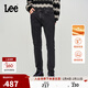 Lee商場(chǎng)同款709修身錐形黑灰暖巖恒溫男保暖牛仔褲 黑灰色 29褲長(cháng) 29