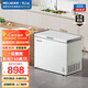 美菱（MeiLing）冰柜300/301升臥式頂開(kāi)門(mén)家用商用減霜冷藏大冷凍大容量冷柜一級能效斷電保溫保鮮速凍補貼電冰柜 BC/BD-300DT-白 300L