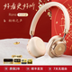 ROBERILLINE柏林之聲主動(dòng)降噪復古小頭戴式耳機無(wú)線(xiàn)藍牙元旦禮物佩戴舒適新品 白金色-【送禮限定+空間音效電影模式+復古穿搭神器】