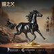 銅之父徐悲鴻紀念館監制《鴻運奔騰》馬年擺件限量發(fā)售 新年禮物 鴻運奔騰黑色（小號）