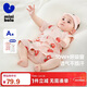 迷你巴拉寶寶網(wǎng)眼家居爬服夏季新款連體衣嬰兒衣服【2件裝】
