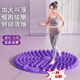 通用指壓板硅膠足底按摩墊超慢跑腳底經(jīng)絡(luò )疏通超慢跑原地腳底按摩踩墊 【紫色-直徑55CM】 升級款磁石設計超大加厚
