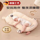 LDVEP德國品牌嬰兒安撫定型枕頭防偏頭0到6個(gè)月寶寶側摟睡覺(jué)安全感神器 豆豆絨款【單個(gè)定型枕】 10x10x10cm