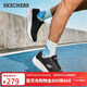 斯凱奇（Skechers）搖搖鞋男鞋秋季軟底跑步鞋網(wǎng)面戶(hù)外運動(dòng)鞋休閑健步鞋220382