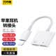 Bkayp蘋果耳機(jī)轉(zhuǎn)接頭 Lightning轉(zhuǎn)接器 適用iPhone iPad 直播免干擾 四合一 即插即用 追劇 游戲