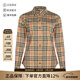 博柏利（BURBERRY）女款Vintage格紋棉質(zhì)長(cháng)袖襯衫女裝禮物女 80222841 典藏米色 XXS /品牌原碼 02