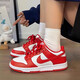 耐克（NIKE）男鞋女鞋板鞋 秋季26新款低幫運動(dòng)鞋Dunk Low情侶百搭輕便休閑鞋 紅色/HF5441-104/FB9109-119 36