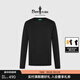 比音勒芬【防曬干爽】秋季時(shí)尚男士休閑戶(hù)外運動(dòng)上衣字母印花圓領(lǐng)長(cháng)袖T恤 07黑 XL （110）