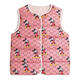 MANIYADAISHU兒童馬甲男童女童背心嬰兒寶寶坎肩內外兩面穿印花內膽棉衣 米老鼠（粉色） 130