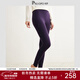 帕羅（PALUOPO）女士打底褲修身顯瘦彈力褲山羊絨真絲貼身時(shí)尚長(cháng)褲秋冬保暖褲子 深紫 M 100