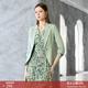 顏域簡(jiǎn)約白色西裝外套女2025年早春新款氣質(zhì)職業(yè)裝通勤正裝小西服 淺綠 XL