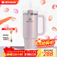 STANLEY保溫杯 巨無(wú)霸吸管杯水杯保溫保冷車(chē)載家居大容量杯子 新年禮物 【珠光細閃】夢(mèng)幻紫菀 887ml