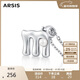 Arsis簡(jiǎn)約字母吊墜項鏈女銀項鏈S925銀鎖骨鏈送女友生日禮物 字母M