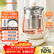九陽(yáng)（Joyoung）1.5L養生壺 0膠水煮茶器 316L不銹鋼電燒水壺 保溫花茶壺 帶濾網(wǎng) WY303