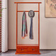宗木府紅木家具緬甸花梨（學(xué)名：大果紫檀）衣帽架全實(shí)木落地掛衣架包架家用多功能臥室客廳置物架 衣帽架：長(cháng)84*寬46*高176cm