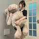 Jellycat英國jellycat大號邦尼長(cháng)耳兔子毛絨玩具公仔玩偶睡覺(jué)抱枕生日禮物 咖啡色 特大號108厘米屬于定制款不支持售后
