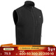 迪卡儂男士秋冬馬甲MH120戶(hù)外保暖搖粒絨拉鏈背心黑色S 1406393