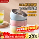 美廚（MAXCOOK）316L不銹鋼碗 湯碗雙層隔熱 飯碗餐具面碗13cm 彩色3只裝MCWA9102
