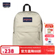 JANSPORT杰斯伯書(shū)包輕便雙肩包男女旅行包簡(jiǎn)約背包電腦包學(xué)生校園 4QUTDH8奶漾-帶側邊袋-25年