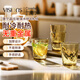 康寧（VISIONS）晶炫玻璃杯4件組 高硼硅耐高溫水杯牛奶果汁杯啤酒杯冷飲杯