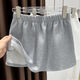 防走光神器遮屁簾加厚衛衣疊穿下擺2024秋冬打底褲半身裙保暖短裙 優(yōu)雅灰 XL 115-130斤