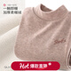 多妙屋女童打底衫秋冬裝兒童長(cháng)袖t恤大童加絨加厚上衣女孩保暖內搭秋衣 加厚絨-暖杏色 160