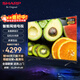 SHARP夏普護眼電視 新品50/55/65/75/86英寸智慧語(yǔ)音全面屏4K超清網(wǎng)絡(luò )WIFI 手機投屏智能液晶平板電視機 75英寸 【3+32G全面屏60HZ】