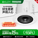 八雷（BALEY）D6天花吊頂裝吸頂音響喇叭店鋪商鋪無(wú)源定阻吸頂音箱嵌入式藍牙功放背景音樂(lè )套裝全套 2【G2.1功放+D6×2】家用基礎