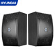 HYUNDAI現代 10吋 12吋家庭影院KTV無(wú)源音響 卡拉OK家用K歌設備家用客廳K歌音響卡包音箱 10寸五單元音響一對
