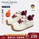 Teenie Weenie小熊童鞋棉鞋加絨保暖防滑軟底男寶寶阿甘鞋女童鞋TW5905010 TW5905010紅色 28