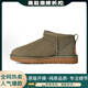 UGG EVERSHEEPSKINS周冬雨同款UGGmini百搭雪地靴低幫短筒皮毛一體厚底5cm增高雪地靴 mini薄底-羚羊棕色 37