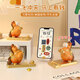 侑家良品馬上來(lái)財桌面擺件辦公室桌面裝飾品馬上來(lái)財手機支架橙馬