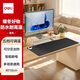 得力（deli）分區加熱鼠標墊加熱桌墊暖桌墊超大加長(cháng)發(fā)熱桌墊學(xué)生寫(xiě)字臺辦公室電腦桌面電熱加熱墊黑色80*32cm