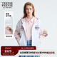 Teenie Weenie小熊女裝衛衣2025年秋季新款活力少女感拼接連帽外套 粉色 L