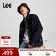 Lee舒適版男經(jīng)典款騎士牛仔夾克長(cháng)袖翻領(lǐng)外套休閑潮LMT0090125PN 清水洗 L