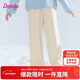 笛莎（DEESHA）女童加絨衛褲2025秋冬款寬松休閑長(cháng)褲中大童保暖童裝