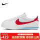 耐克NIKE女子運動(dòng)休閑鞋阿甘復古CORTEZ新年紅運動(dòng)鞋DN1791-108白36