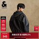 杰克·瓊斯（JACK&JONES） 杰克瓊斯男生2025年冬季新款棉衣連帽簡(jiǎn)約皮衣棉襖美式百搭上衣