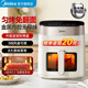 美的（Midea）空氣炸鍋 家用AI智能烹飪免翻面 全自動(dòng)微蒸汽嫩烤 可視大視窗 大容量升級金屬內腔蒸烤一體烤箱 6.5L 【X旋風(fēng)3.0免翻面】