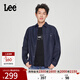 Lee標準版翻領(lǐng)經(jīng)典工裝設計男士長(cháng)袖牛仔襯衫日常休閑潮流LMT009 清水洗 L