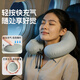 繁季充氣u型枕護頸枕便攜旅行頸枕車(chē)載飛機睡覺(jué)頭脖枕按壓充氣靠枕